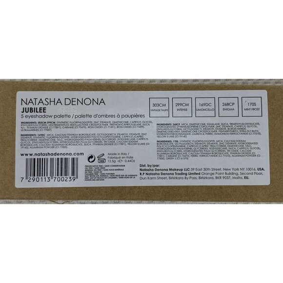 Natasha Denona Jubilee 5 Eyeshadow Palette Ultra Pigmented Full Size 12.5 g NEW - Picture 6 of 7